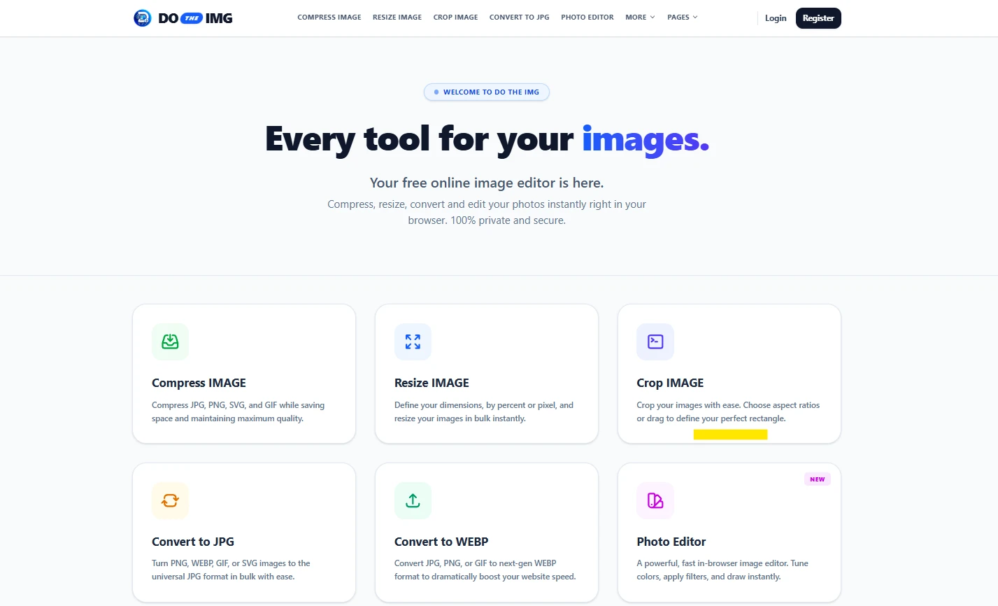 Do The IMG Client-Side Application Mockup